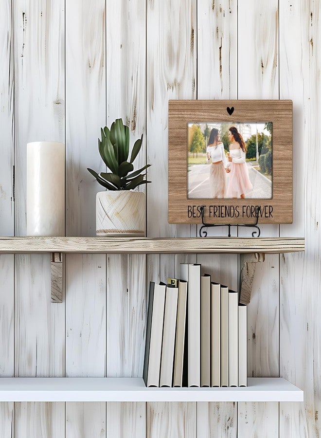 LWBEO Friends Picture Frame, Birthday Gifts Friendship Gifts for Men Women, 4x6 Photo Frame with Stand for Desktop -45 - Image 4